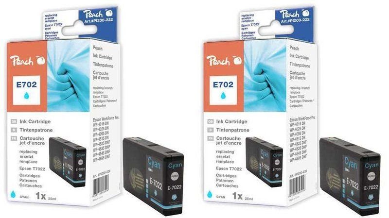 Peach Doppelpack Tinten cyan - PI200-342