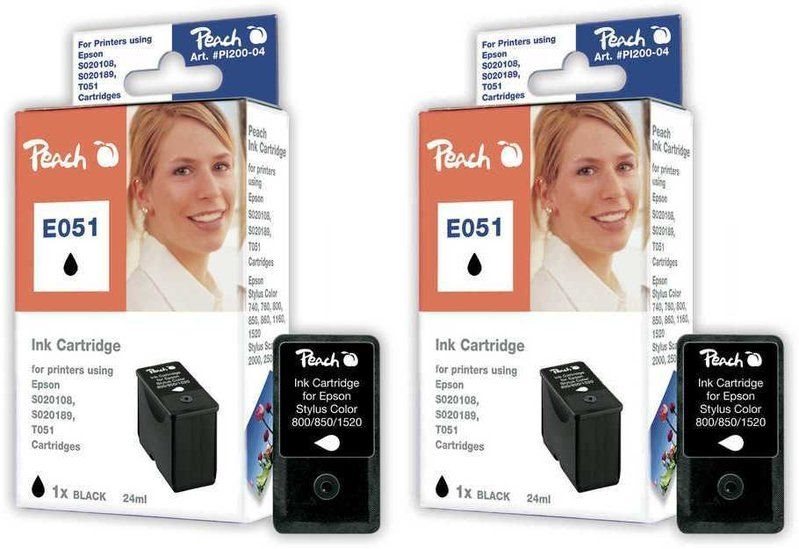 Peach Doppelpack Tinten schwarz - PI200-297