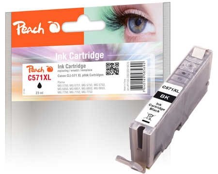 Peach Tintenpatrone XL foto schwarz - PI100-288