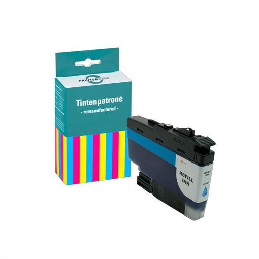 Printer Care Tinte cyan kompatibel zu: Brother LC3239XLC