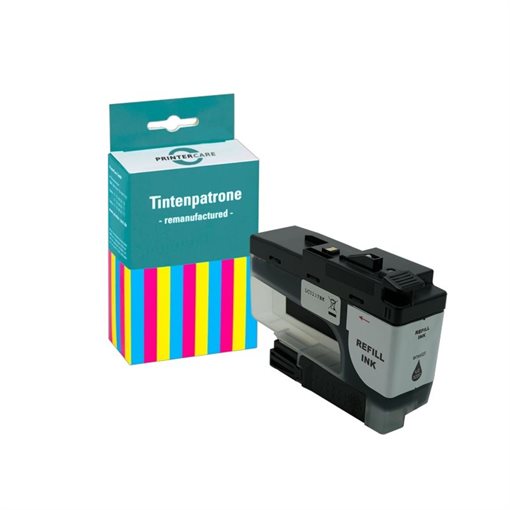 Printer Care Tinte schwarz kompatibel zu: Brother LC3237BK