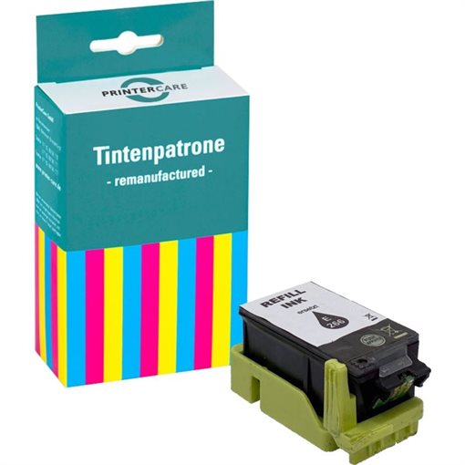 Printer Care Tinte schwarz kompatibel zu: Epson C13T26614010 / 266