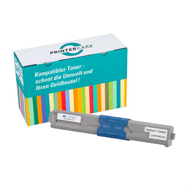 PrinterCare Toner cyan kompatibel zu 44973535