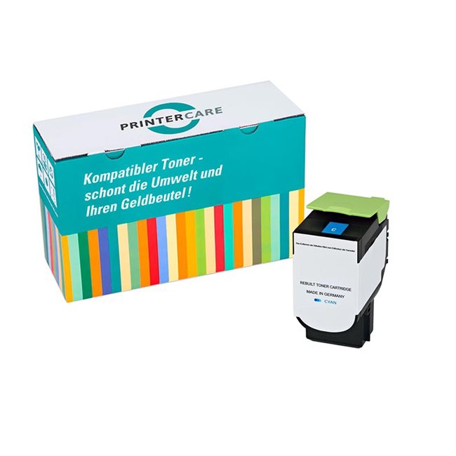 PrinterCare Toner cyan kompatibel zu 80C2SC0
