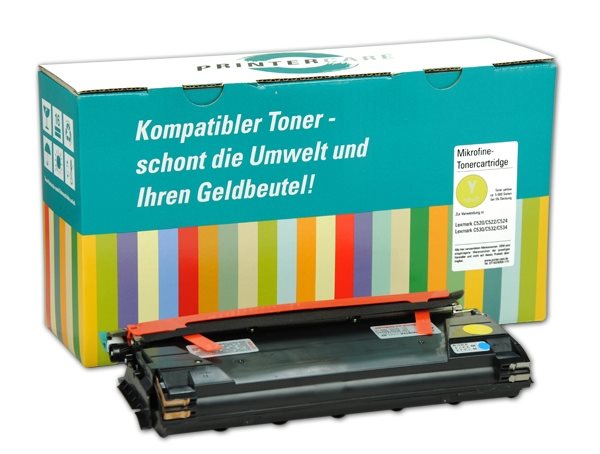 PrinterCare Toner yellow PC-LXC520-C530-Y
