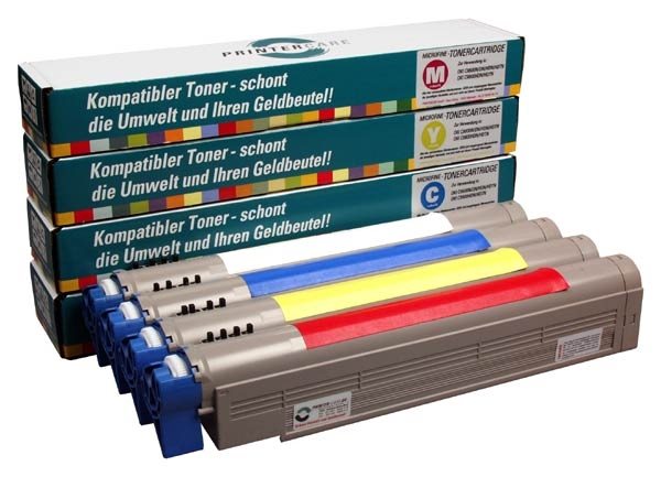 PrinterCare Tonerpaket - C9600/9800-CMYBK