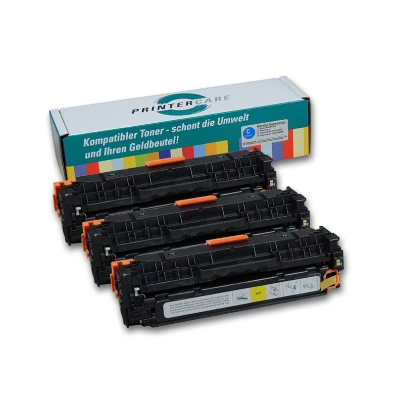 PrinterCare Tonerpaket - PC-CLJCP1215-CMY