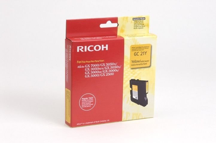 Ricoh Gel-Kartusche gelb für GX2500, 405535