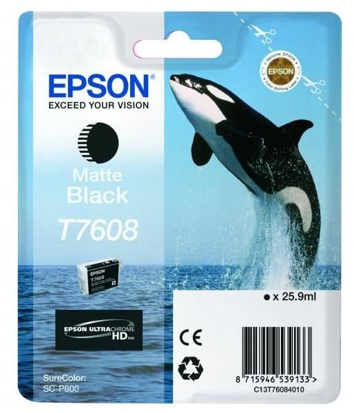 T7608 - Mattschwarz - Original - Blisterverpackung