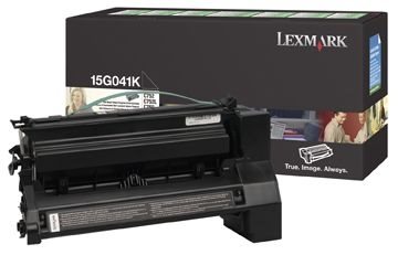 Toner schwarz für Lexmark Optra C752 - 15G041K