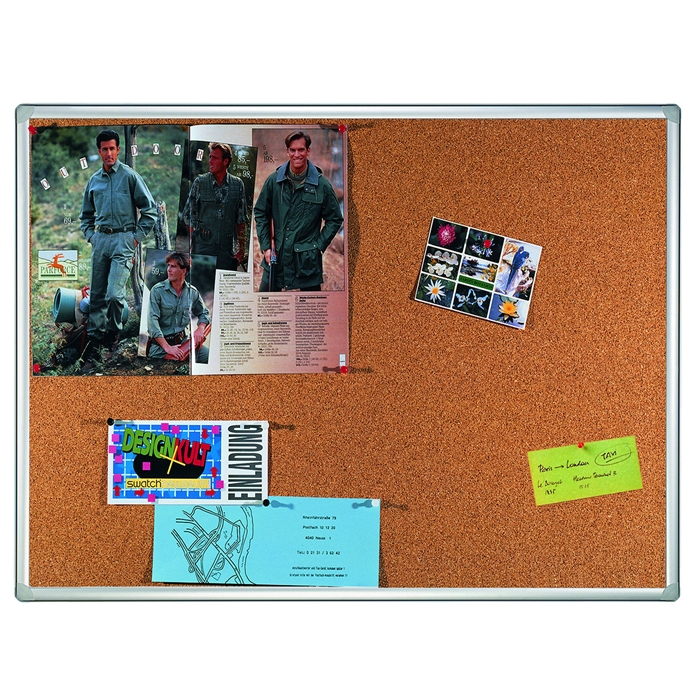Kork-Pinnwand 36 X 24 Zoll (2er Pack) Mit Aluminiumrahmen – Wiederverwendbare Pinnwand Für Büro, Homeoffice Oder Klassenzimmer