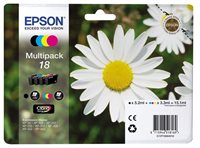 Epson Multipack 4 Farben 18 Claria Home Ink T1806
