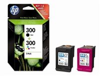 HP 300 original 2er-Pack Tinte schwarz - CN637EE