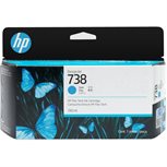 HP 738 Original Tinte cyan - 498N5A