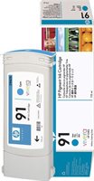 HP 91 original Tinte cyan - C9467A