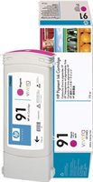 HP 91 original Tinte magenta - C9468A