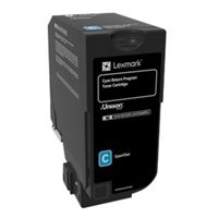 Lexmark Original Toner cyan - 74C20C0