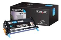 Lexmark Tonerkassette cyan HC für X560, X560H2CG