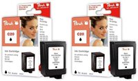 Peach Doppelpack Druckköpfe schwarz - PI100-195