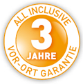 3 Jahre Garantie